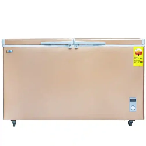 Nasco 545 Ltrs Double Door Chest Freezer - Gold (NAS-800FL-DD)