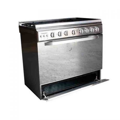 Nasco 5 Burner Full Stainless Steel Gas Cooker
