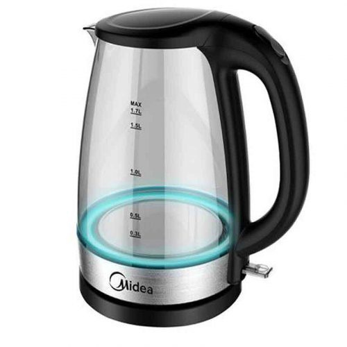 Midea 1.7 Ltrs Kettle With Transparent Glass 2 1