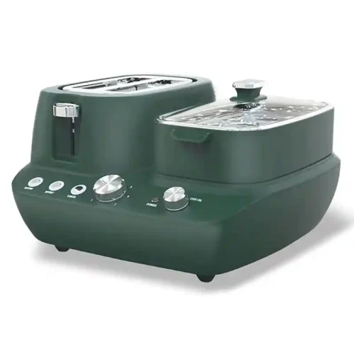 Decakila 3 In 1 Breakfast Station Toaster Frying Pan Hot Pot