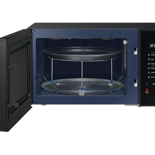 my microwave oven grill mg30t5018ck mg30t5018ck sm frontopencrustyplateblack 219642621 Samsung 30 ltrs Microwave With Grill and Auto Cook (MG30T5018AK/EF) Samsung 30 ltrs Microwave With Grill and Auto Cook (MG30T5018AK/EF) - Image 2