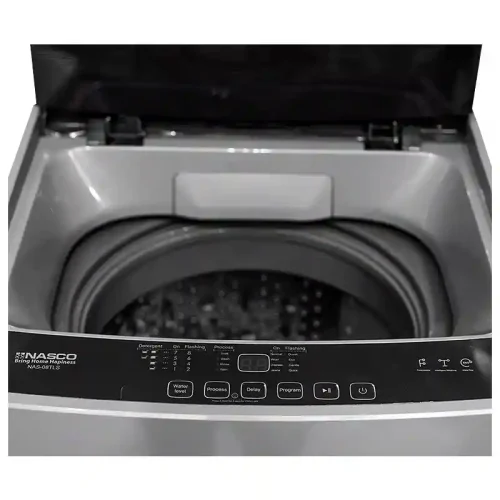Nasco 8KG Top Load Fully Automatic Washing Machine NAS 08TLS 1 Nasco 8KG Top Load Fully Automatic Washing Machine (NAS-08TLS) Nasco 8KG Top Load Fully Automatic Washing Machine (NAS-08TLS) - Image 2