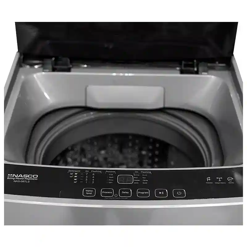 Nasco 8KG Top Load Fully Automatic Washing Machine NAS 08TLS 1 Nasco 8KG Top Load Fully Automatic Washing Machine (NAS-08TLS) Nasco 8KG Top Load Fully Automatic Washing Machine (NAS-08TLS) - Image 2
