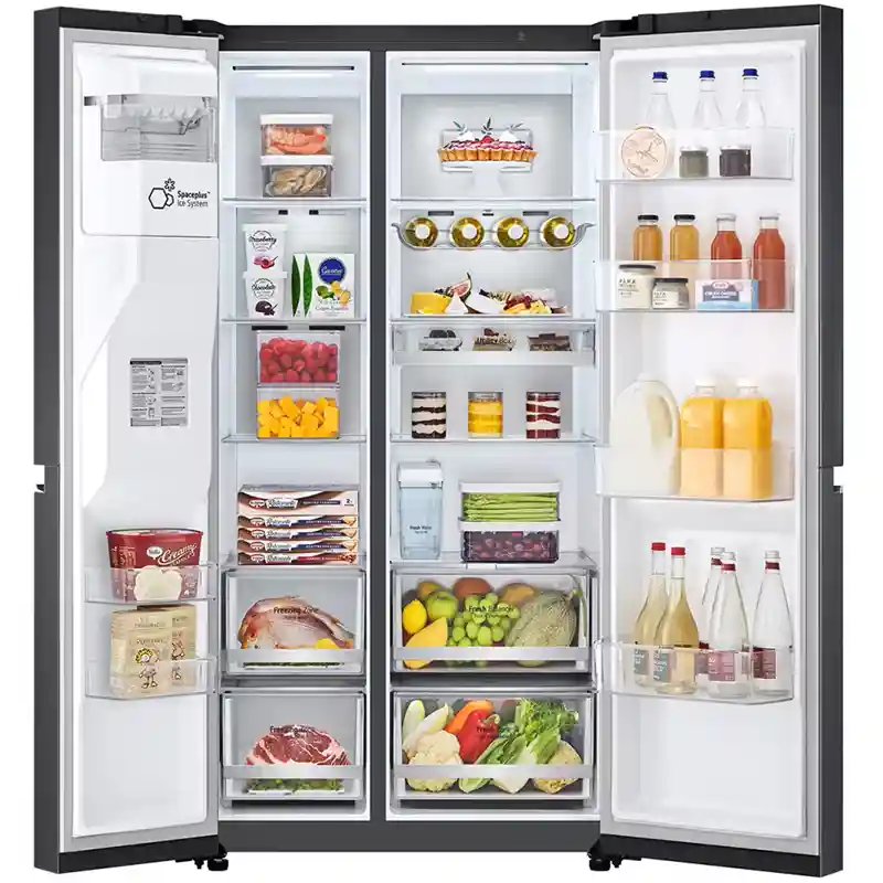 LG 674 Ltrs Side By Side Fridge With Water Dispenser GC L257KLKW W LG 674 Ltrs Side By Side Fridge With Water Dispenser (GC-L257KLKW) LG 674 Ltrs Side By Side Fridge With Water Dispenser (GC-L257KLKW) - Image 2