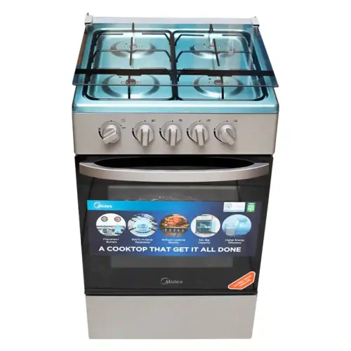 Midea 4 Burner 50 x 50cm Gas Cooker With Grill (SP5055T082-SGH)