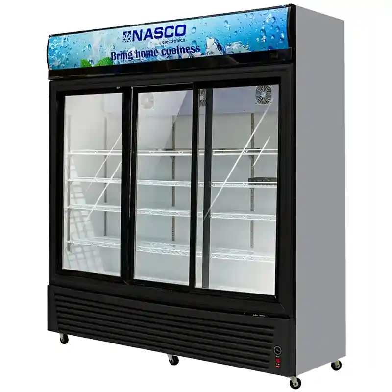 Nasco 1200 Ltrs 3 Door Display Fridge NAS FL1400 3DR 1 Nasco 1200 Ltrs 3 Door Display Fridge (NAS-FL1400-3DR) Nasco 1200 Ltrs 3 Door Display Fridge (NAS-FL1400-3DR) - Image 2